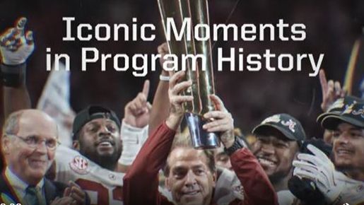 Iconic moments in Alabama's storied program history