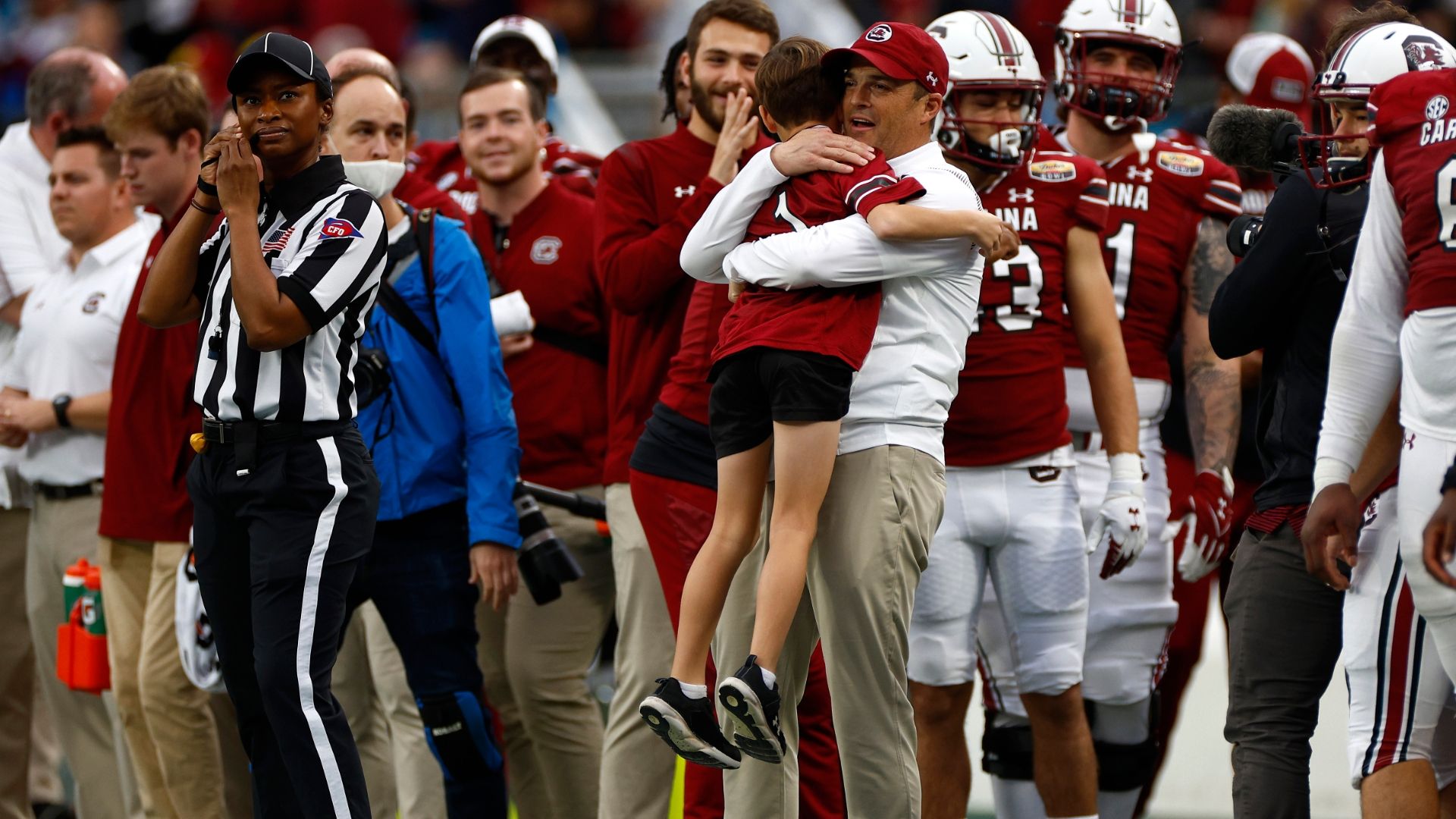 Beamer explains how his family grounds him in many ways